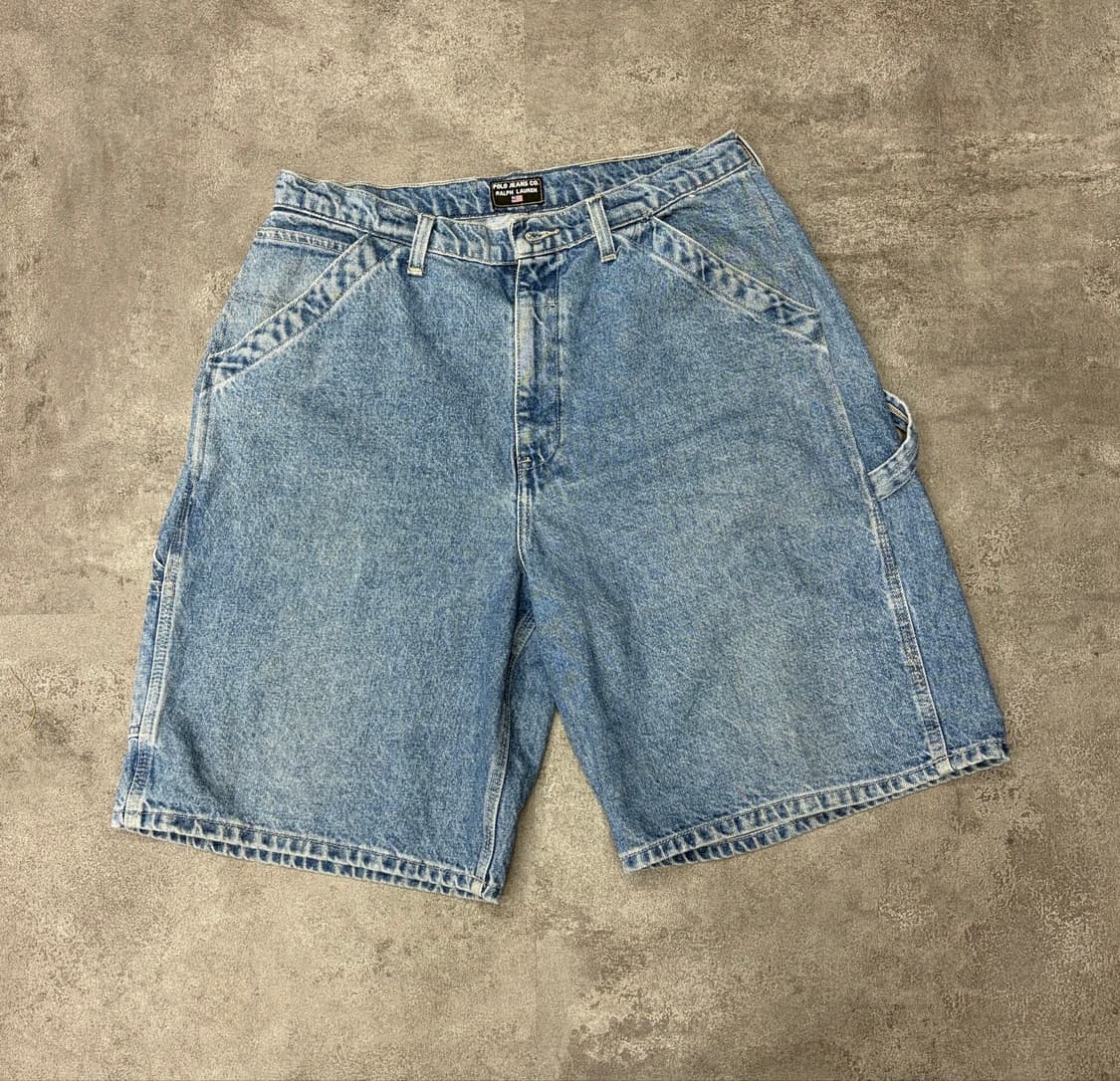 00s 폴로진스 데님 카펜터 반바지 상품이미지3