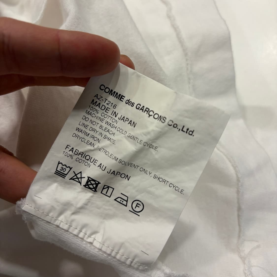 [M] 꼼데가르송 플레이 골드 하트 반팔티 B643 상품이미지6