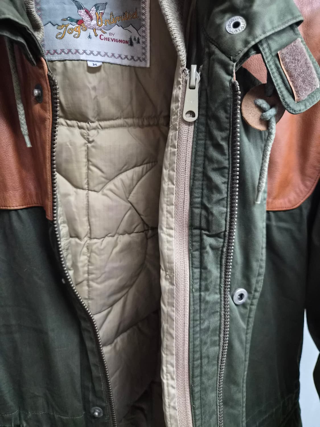 M/105) 쉐비뇽 80's 3way 덕다운 패딩 자켓 팝니다 상품이미지7