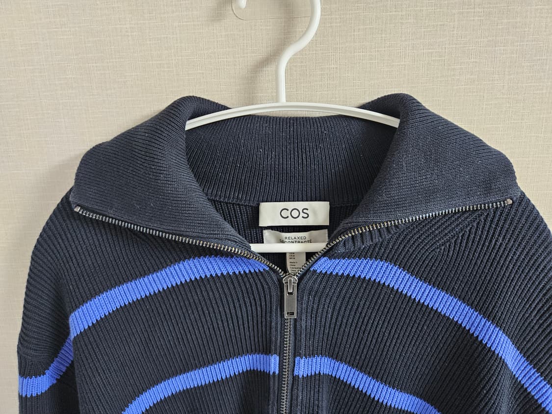 COS 릴랙스드 핏 하프 집업 점퍼 M 상품이미지5