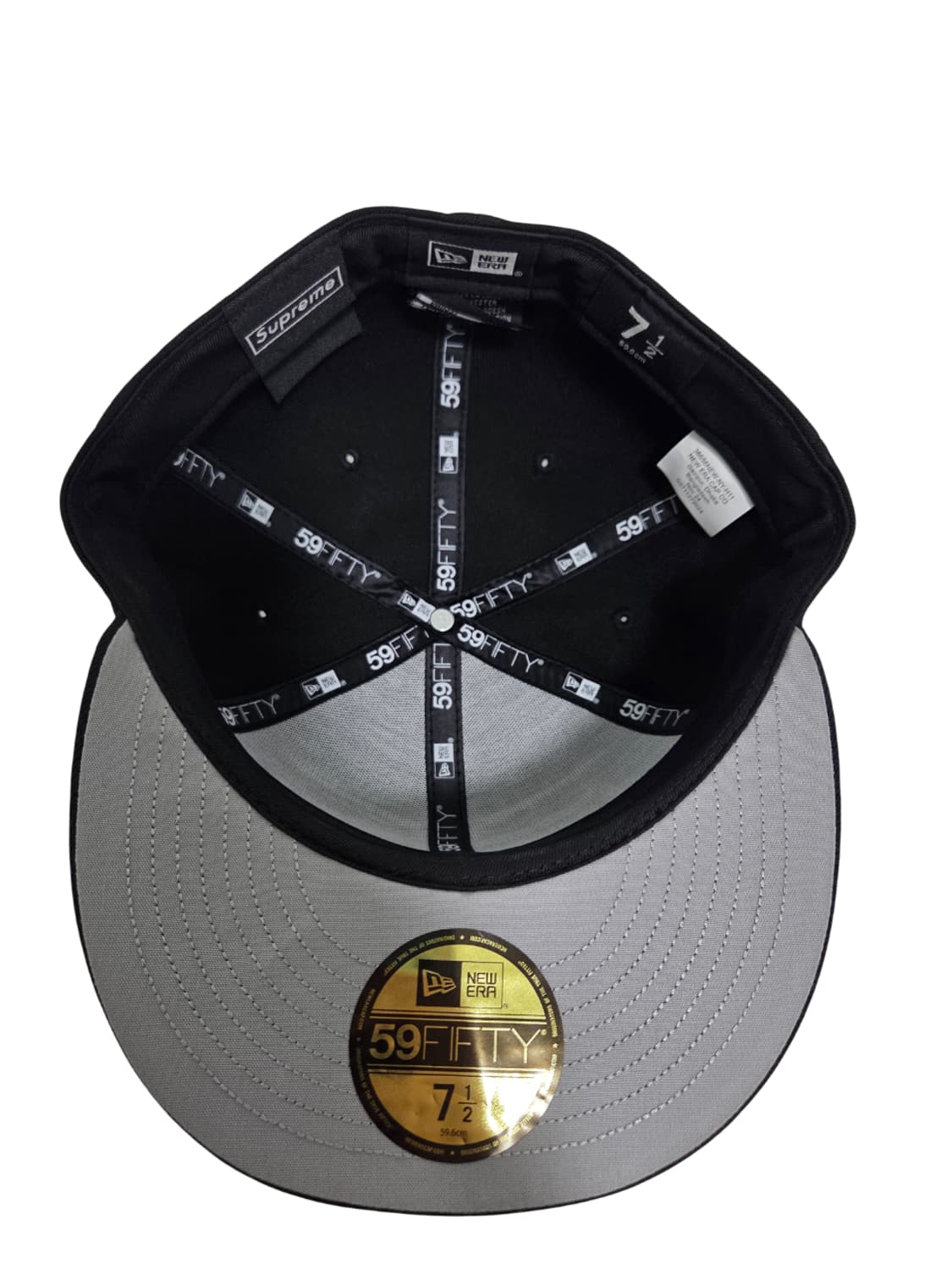 슈프림 본즈 박스 로고 뉴에라 블랙  상품이미지5