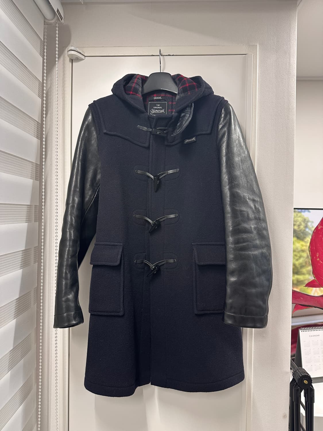 준야 와타나베 X 글로버올 더플 레더 코트 상품이미지1