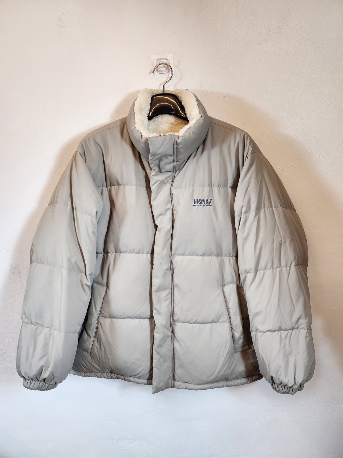 WAU 캘리포니아 양면뽀글이다운패딩 105 XL 새제품급 상품이미지1