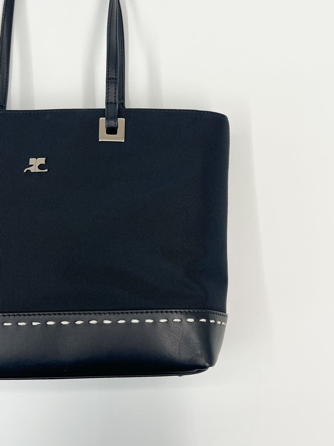 courreges / 꾸레쥬 블랙 패브릭 숄더백 상품이미지9