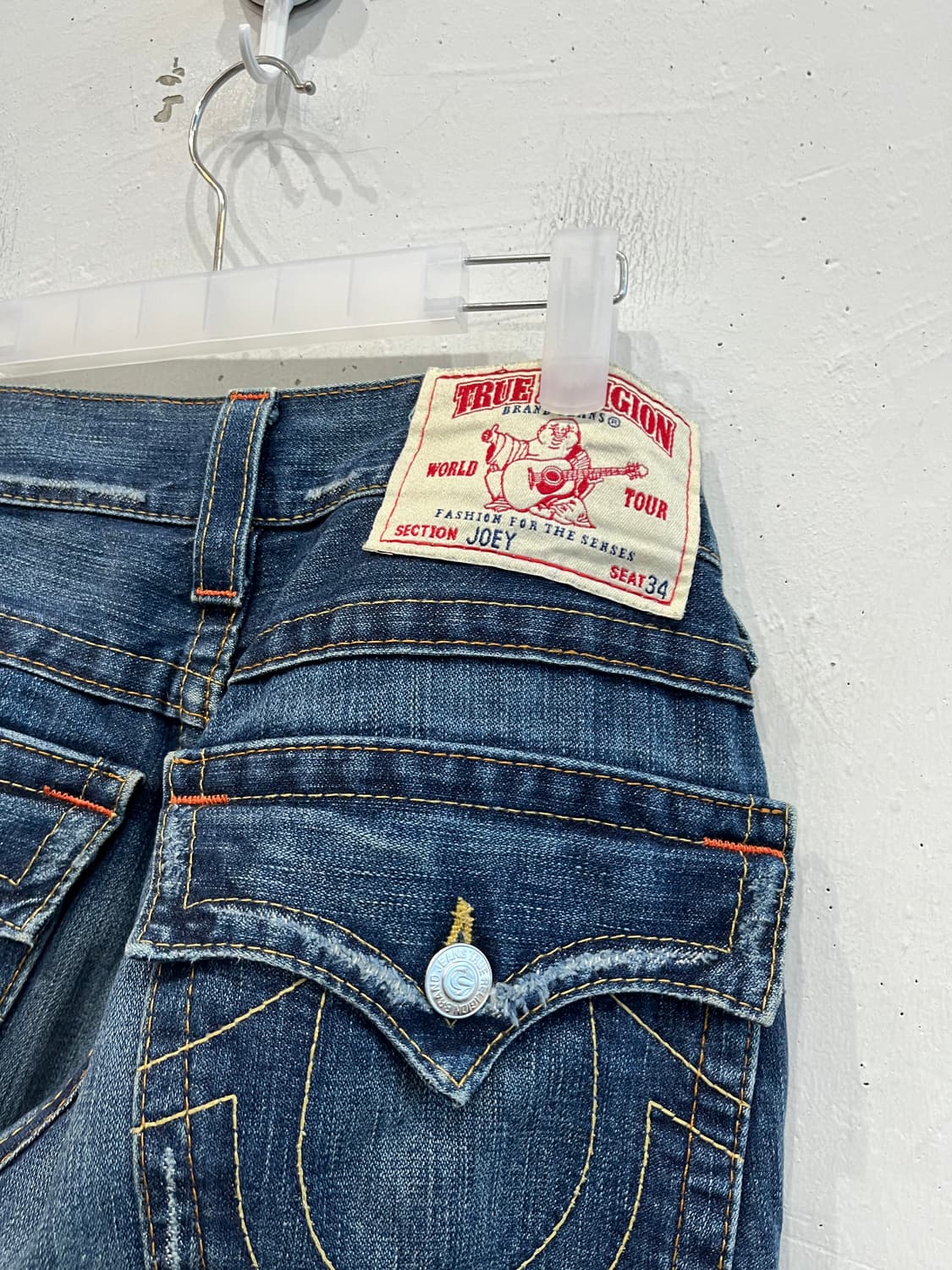 트루릴리전 로우라이즈 부츠컷 데님팬츠 Made in USA 상품이미지3
