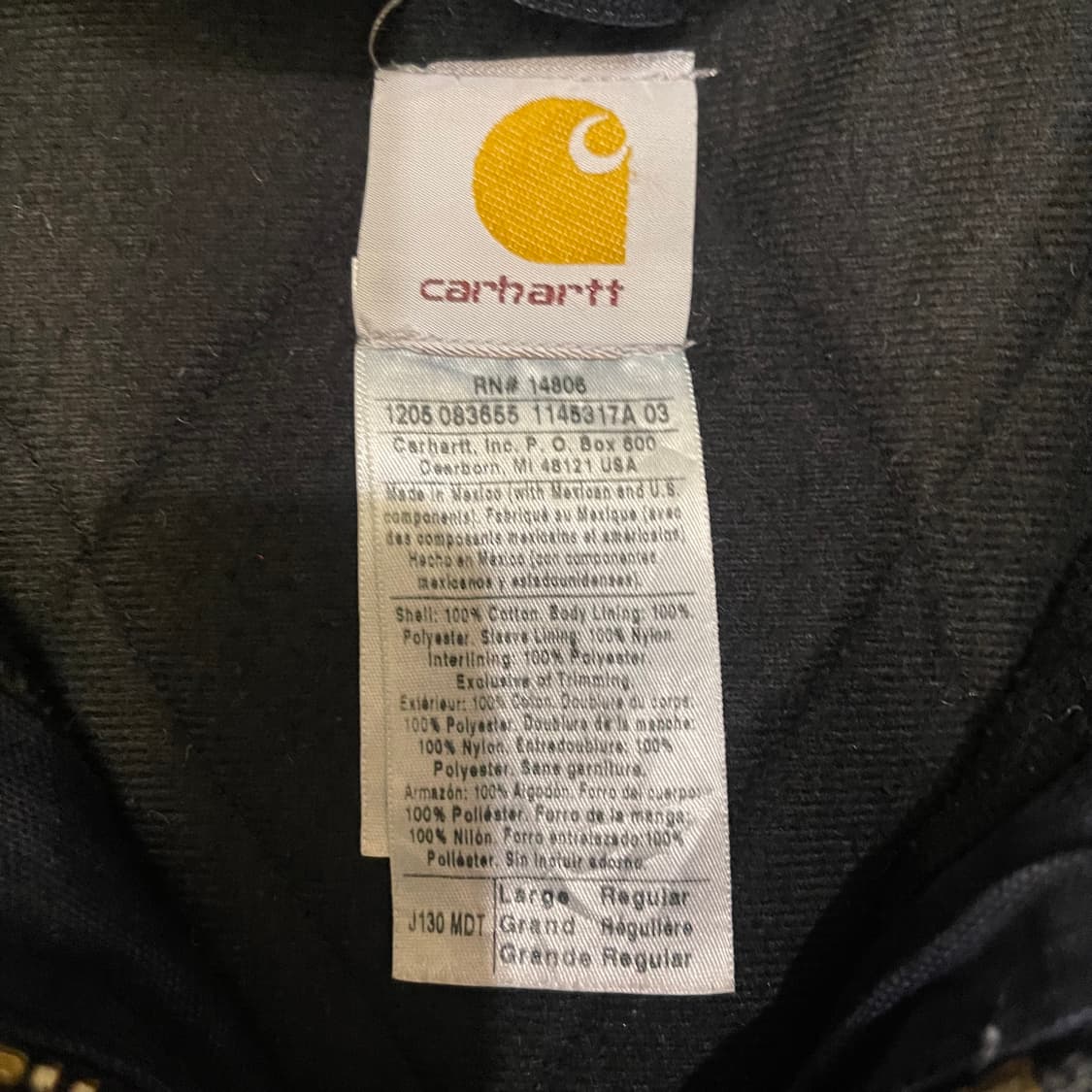 Vintage 칼하트  J130 MDT 상품이미지6