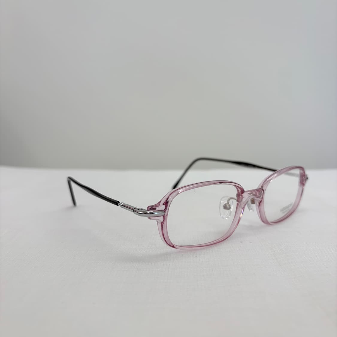 HERMOSA 핑크클리어 스퀘어 뿔테 상품이미지3