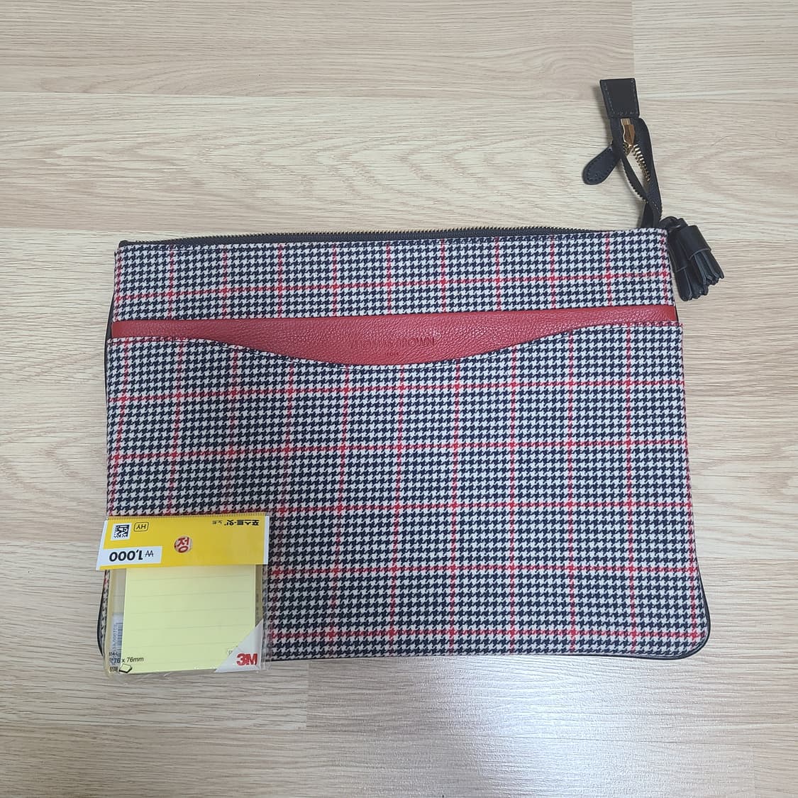 토마스브라운 체크 클러치 상품이미지3