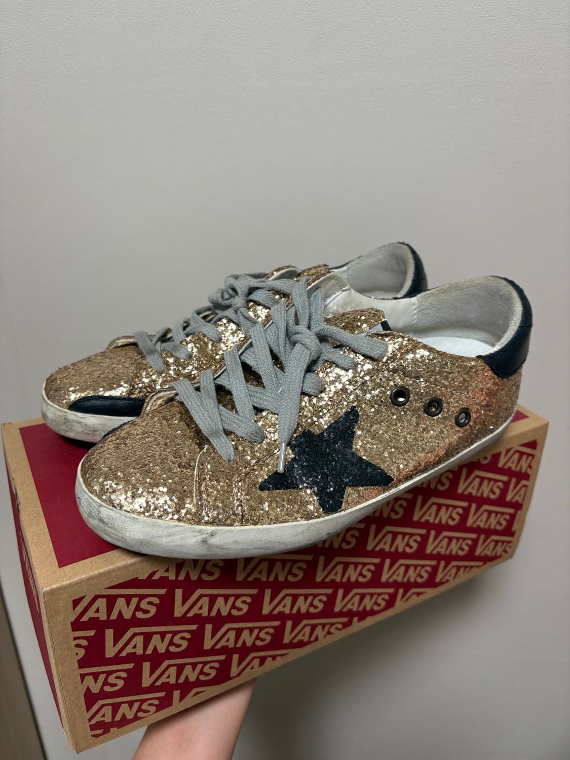 정품) 골든구스 슈퍼스타 골드 글리터 240 상품이미지1