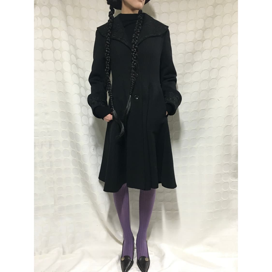 Kenzo 돌 느낌 자수 코트 상품이미지1