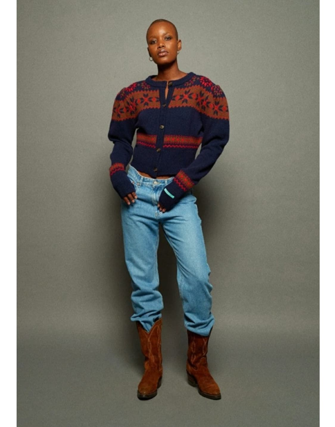 인스턴트펑크 원피스+가디건세트 상품이미지4