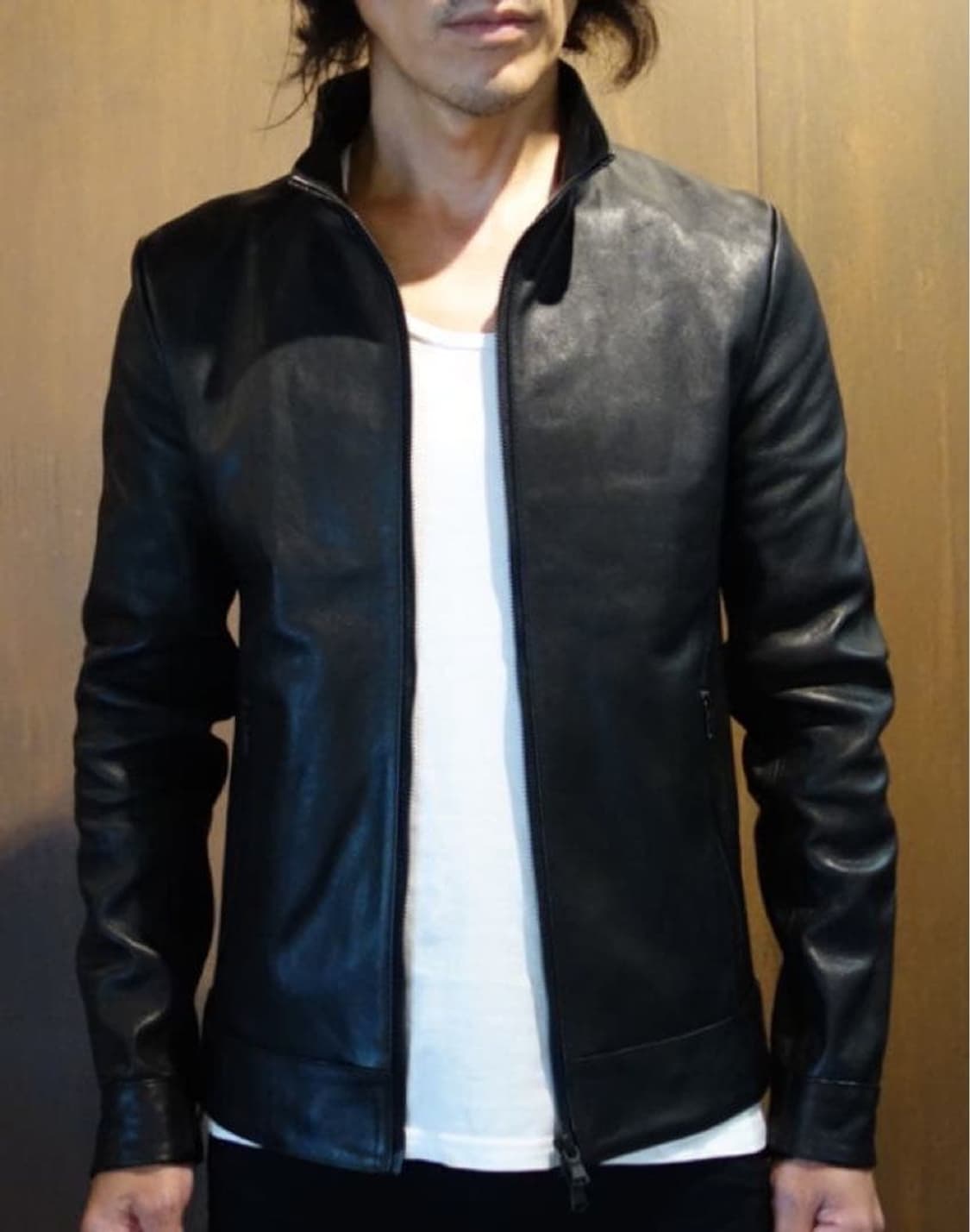 Rip van winkle 홀스 하이드 하이넥 레더 자켓 3 상품이미지2