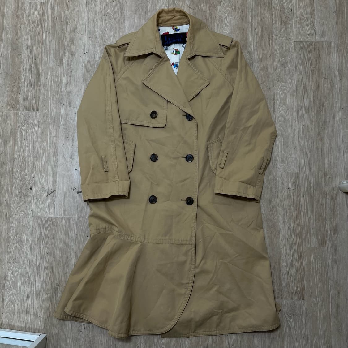 럭키슈에뜨 여성 코튼 더플 트렌치코트 38  상품이미지1