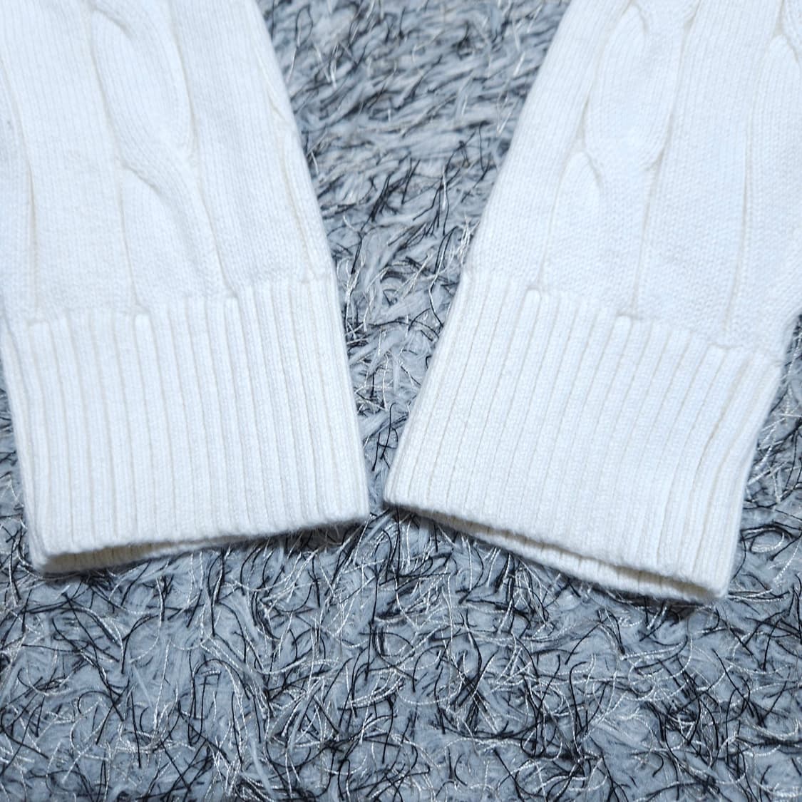 타미힐피거) L 남자 캐시미어혼방 라운드꽈배기니트 / 왕눈이샵 상품이미지7