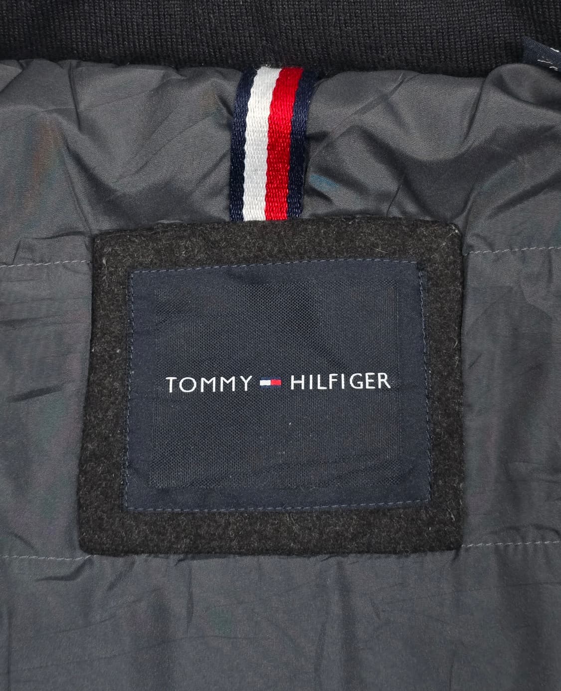 타미힐피거 블랙 울 블렌드 봄버 자켓 L사이즈 상품이미지7