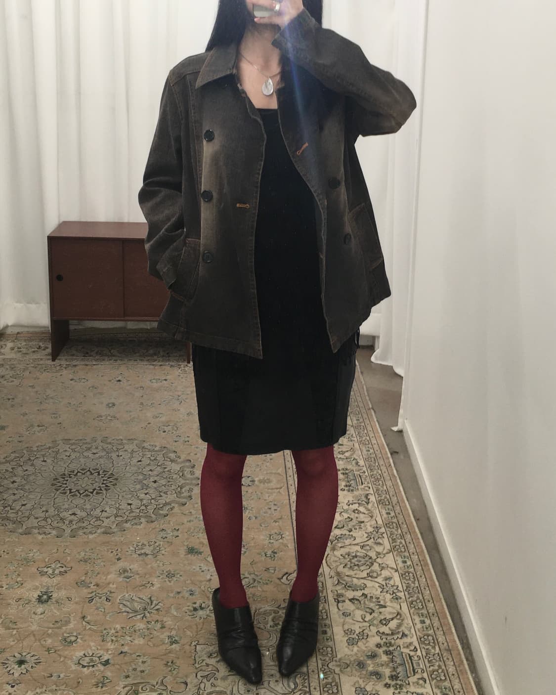 브라운 데님자켓 상품이미지5