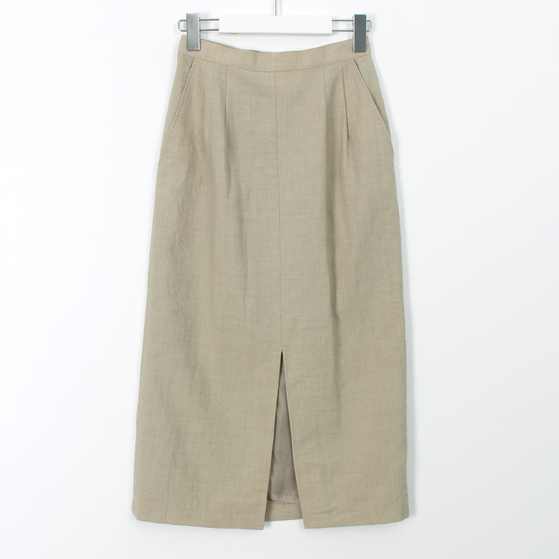 일본 빈티지 써머 울 반팔 자켓 롱 트임 스커트 셋업 상품이미지7