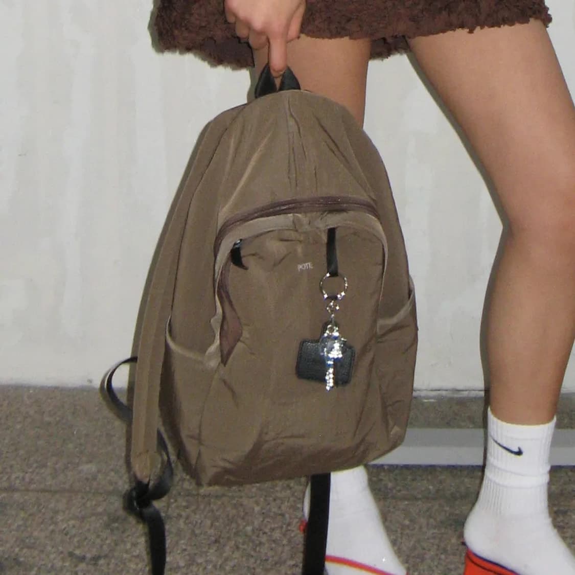 POTE 포테 hideslot classic backpack 백팩 모카 상품이미지1