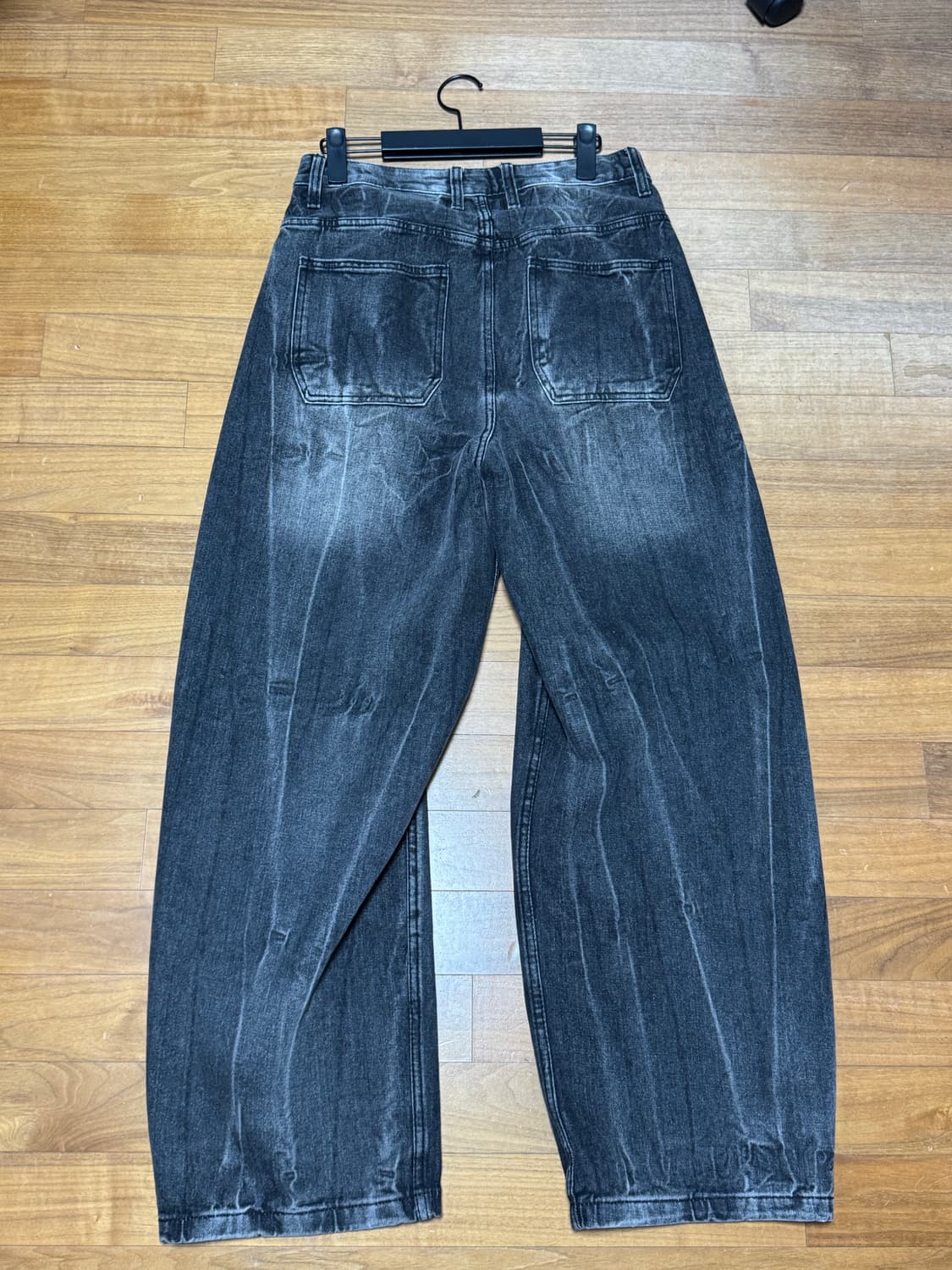 밀로 아카이브 리플렉트 커브드팬츠 블랙 M 상품이미지2