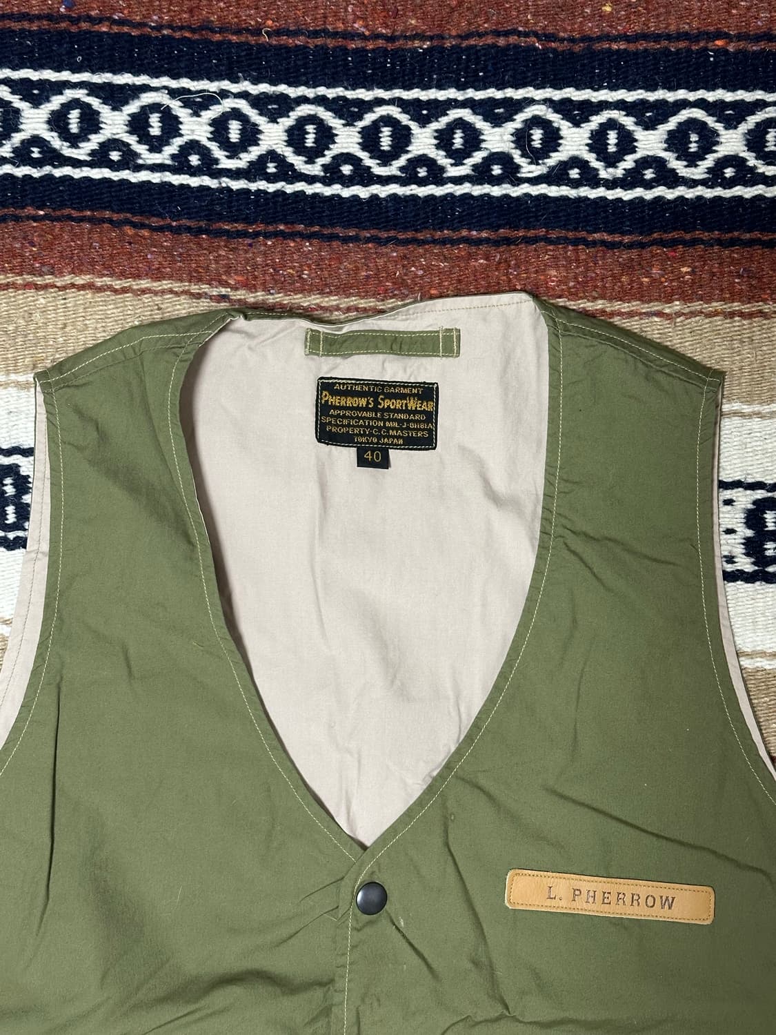 [페로우즈] Pherrow’s E-1 Radio Vest 상품이미지3