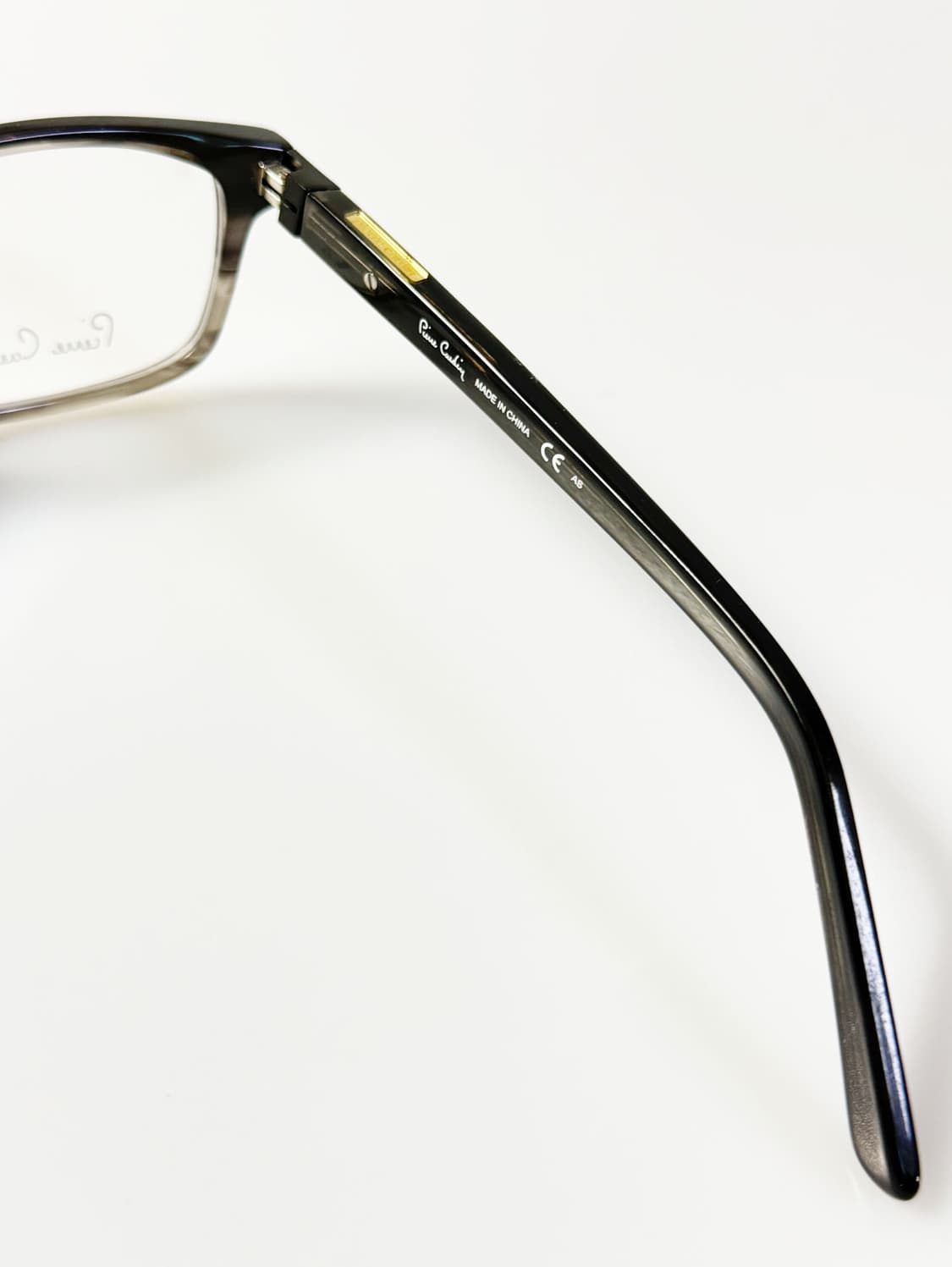 PIERRE CARDIN 스모크 그레이 뿔테 스퀘어 빈티지 안경 상품이미지6