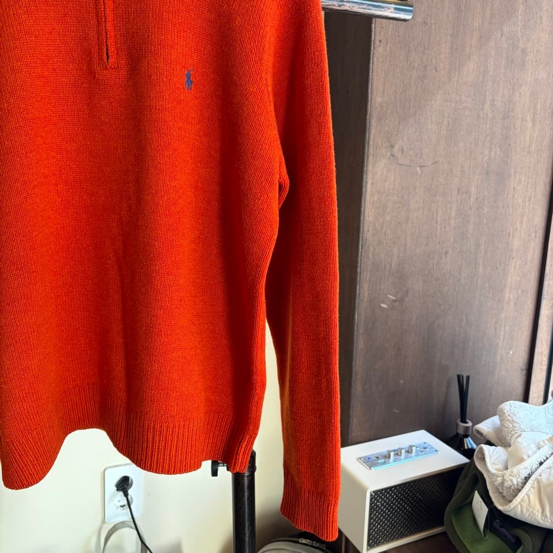 15286 - 폴로 랄프로렌 오렌지 반집업 울 니트 (램스 울 100%) 상품이미지4