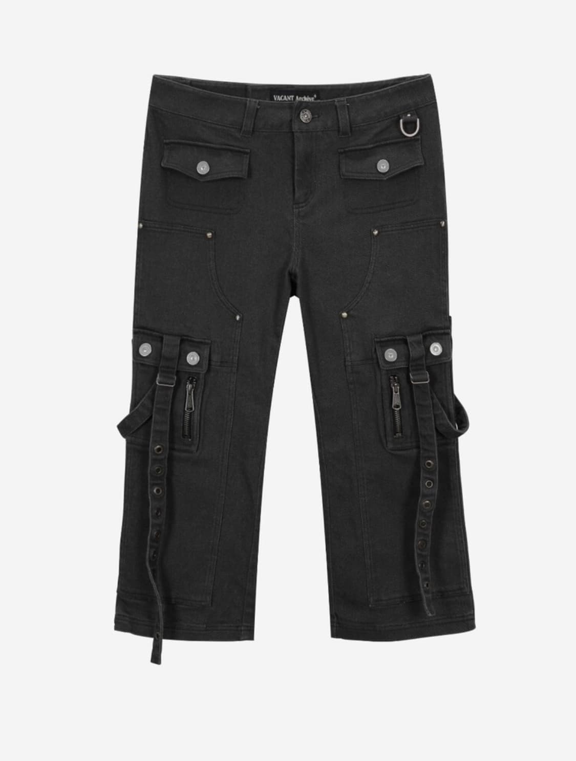 베이컨트 아카이브 PIKO CAPRI PANTS CHARCOAL 상품이미지1
