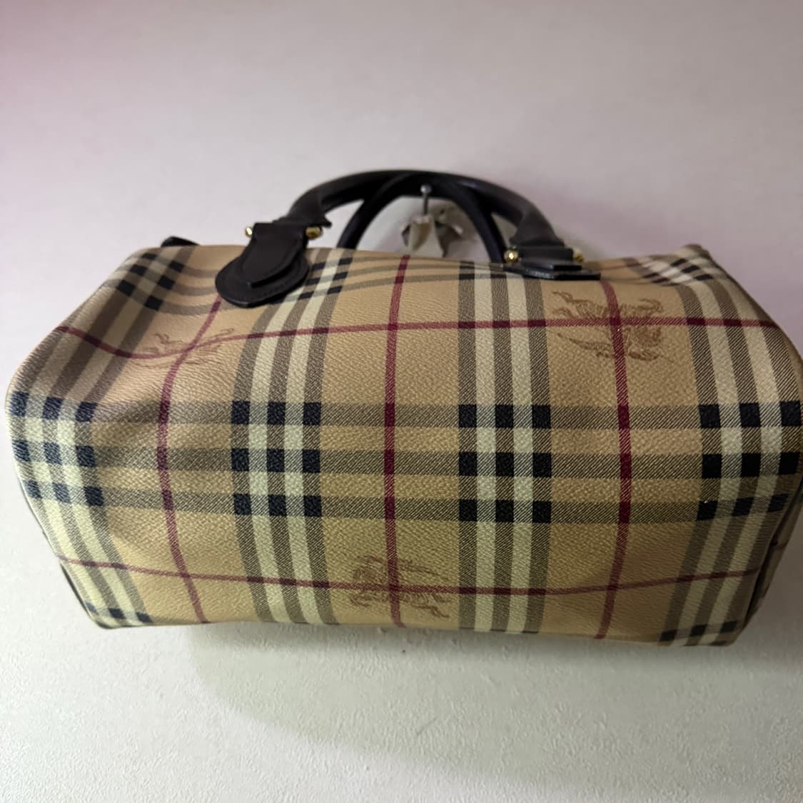 버버리 노바체크 PVC 보스톤 토트백 상품이미지7