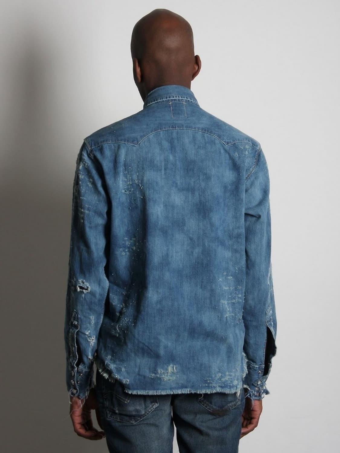 리바이스 LVC 1955 쏘우투스 데님 셔츠 S 상품이미지8