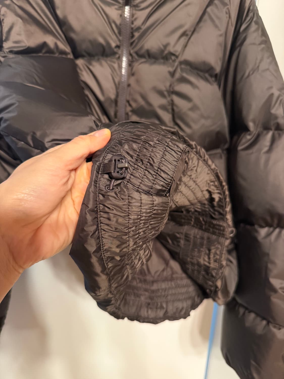 휠라 여성 플로우다운 패딩 초코 상품이미지6