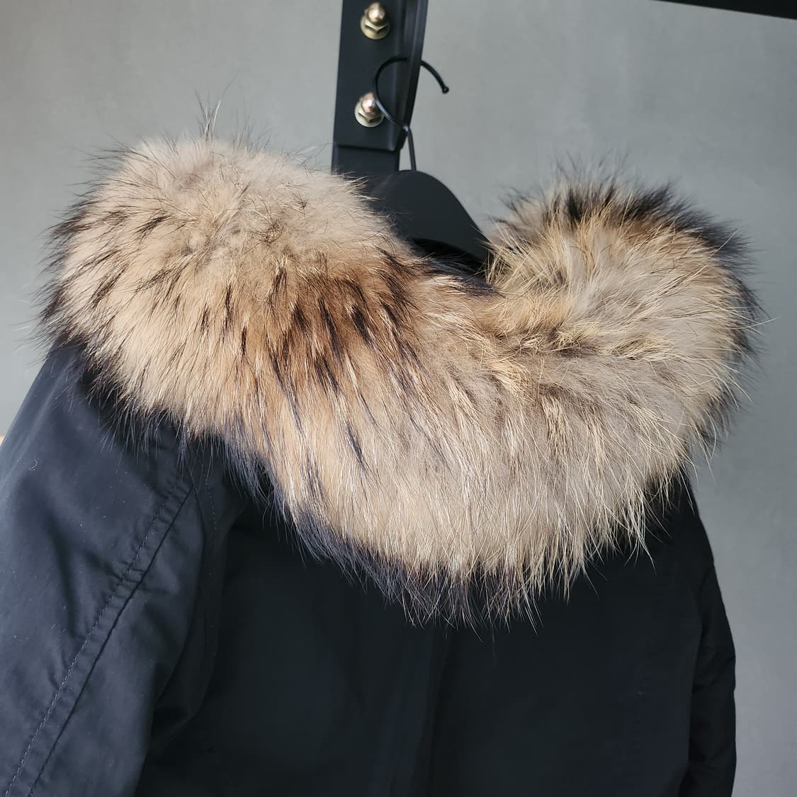 [울리치] 오리털 여성패딩/ 라쿤털 모자 상품이미지7