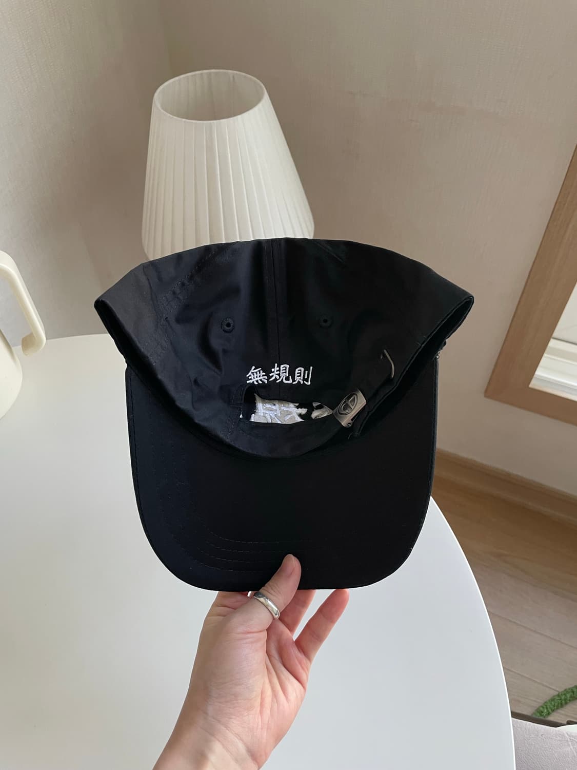 노매뉴얼 모자 블랙 BALL CAP - BLACK 상품이미지3