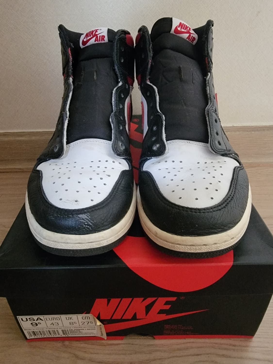 [최저가] 나이키 에어 조던 1 하이 짐레드 275 피고래 (에눌,네고o 상품이미지2