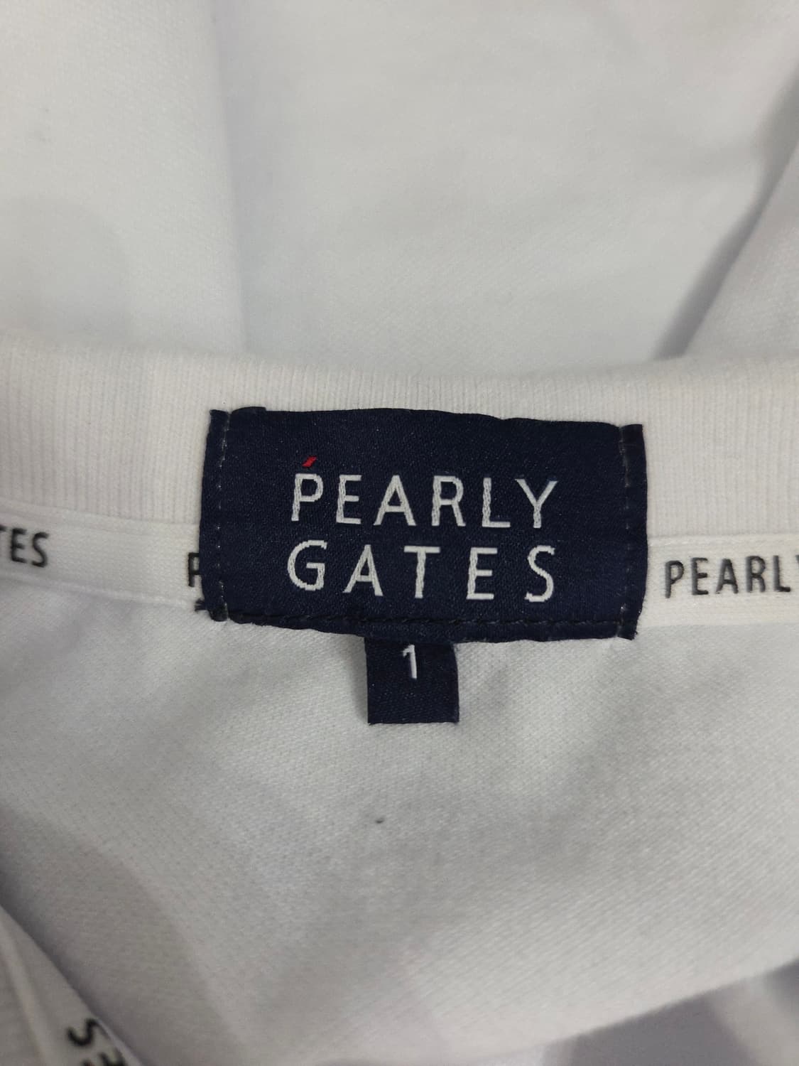 파리게이츠 PG 빅로고 자수 화이트 카라티 상품이미지7