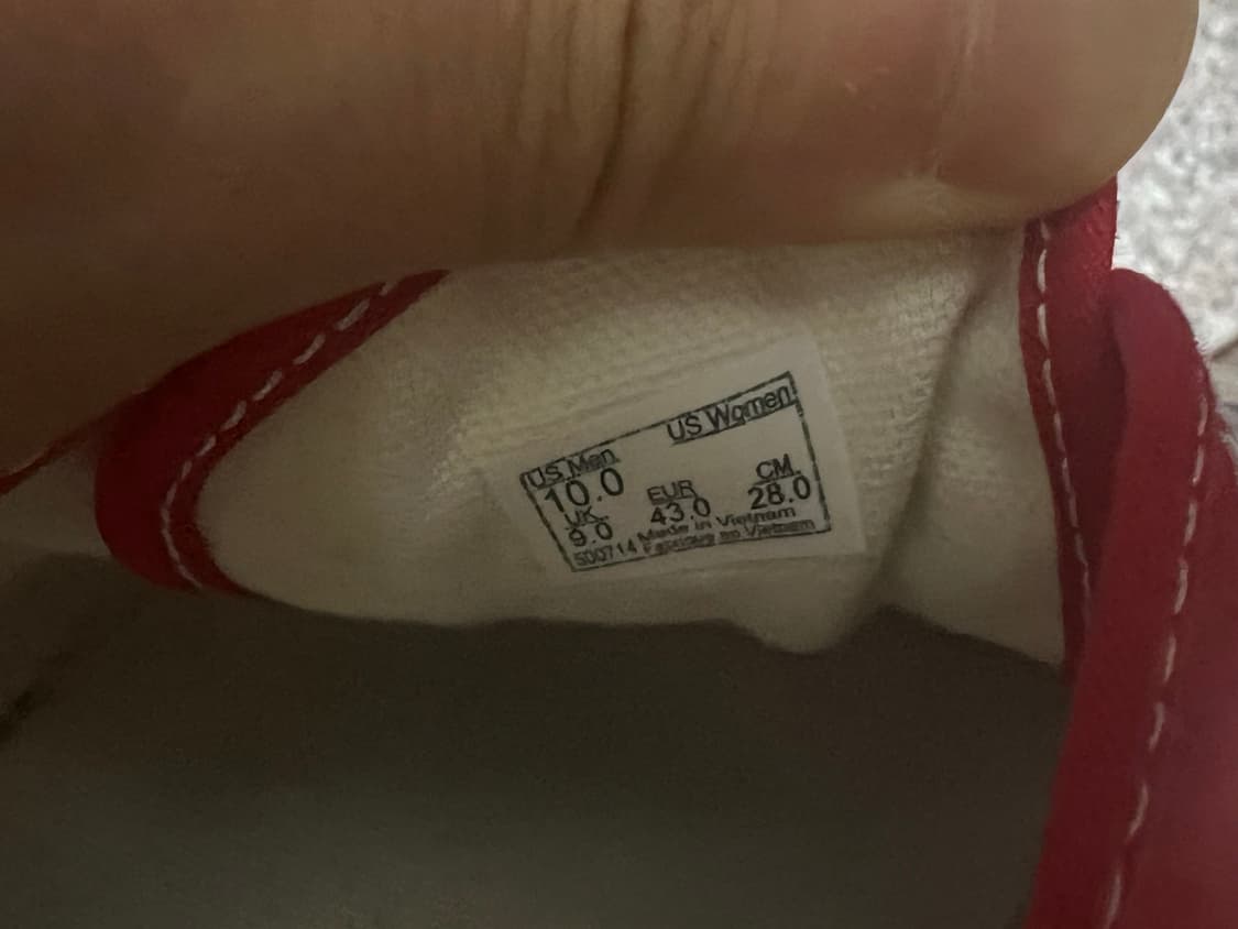 반스 어센틱 레드 280 상품이미지5