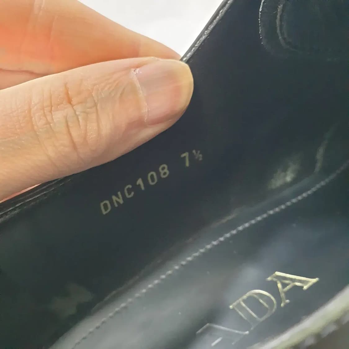 7.5/260 프라다 드레스 더비 로퍼 상품이미지7