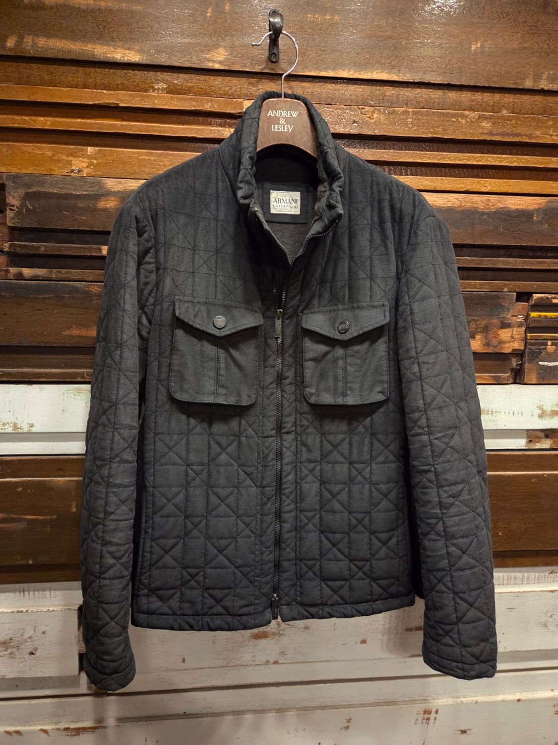 아르마니 꼴레지오니 퀼팅자켓 상품이미지10