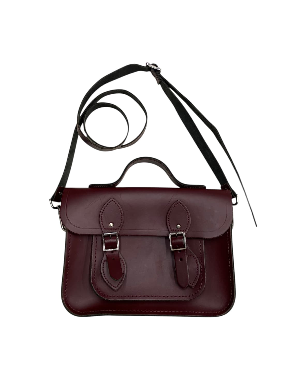 자첼 버건디 통가죽백 3way 상품이미지1