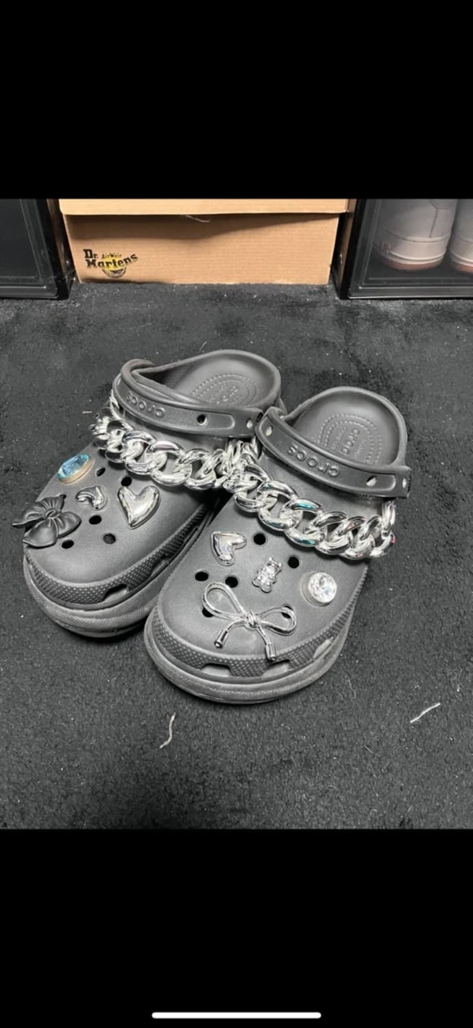 크록스체인블랙 상품이미지2