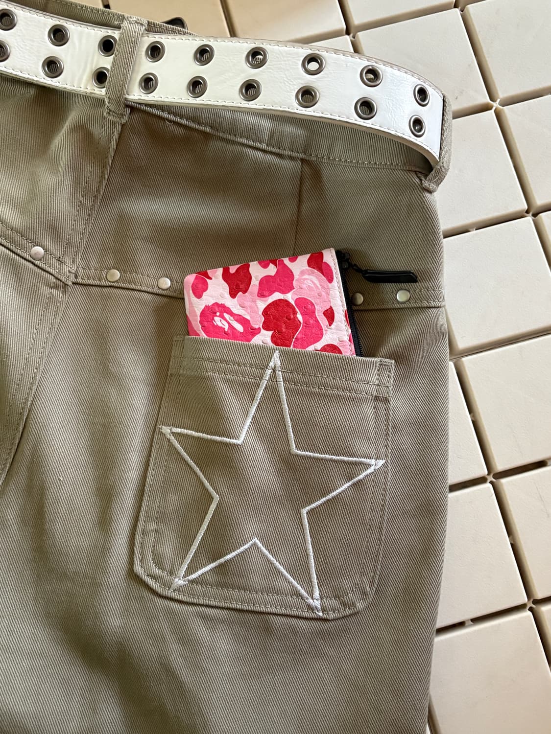 베이프 핑크지갑 상품이미지7