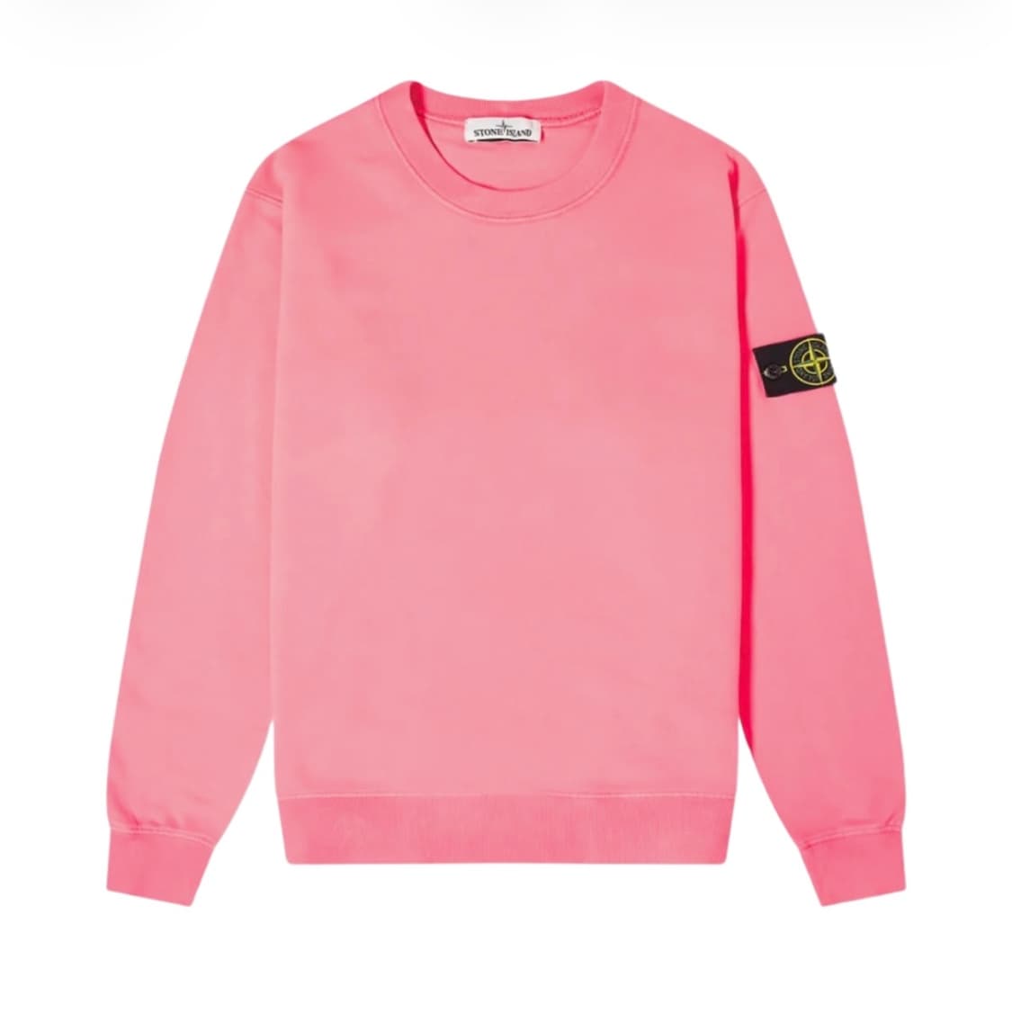 스톤 아일랜드 크루넥 스웨트셔츠 시클라멘 - 20FW 상품이미지1