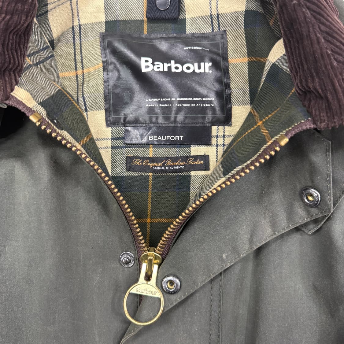 (M)바버 Barbour 뷰포트 왁스자켓(올리브) 상품이미지2