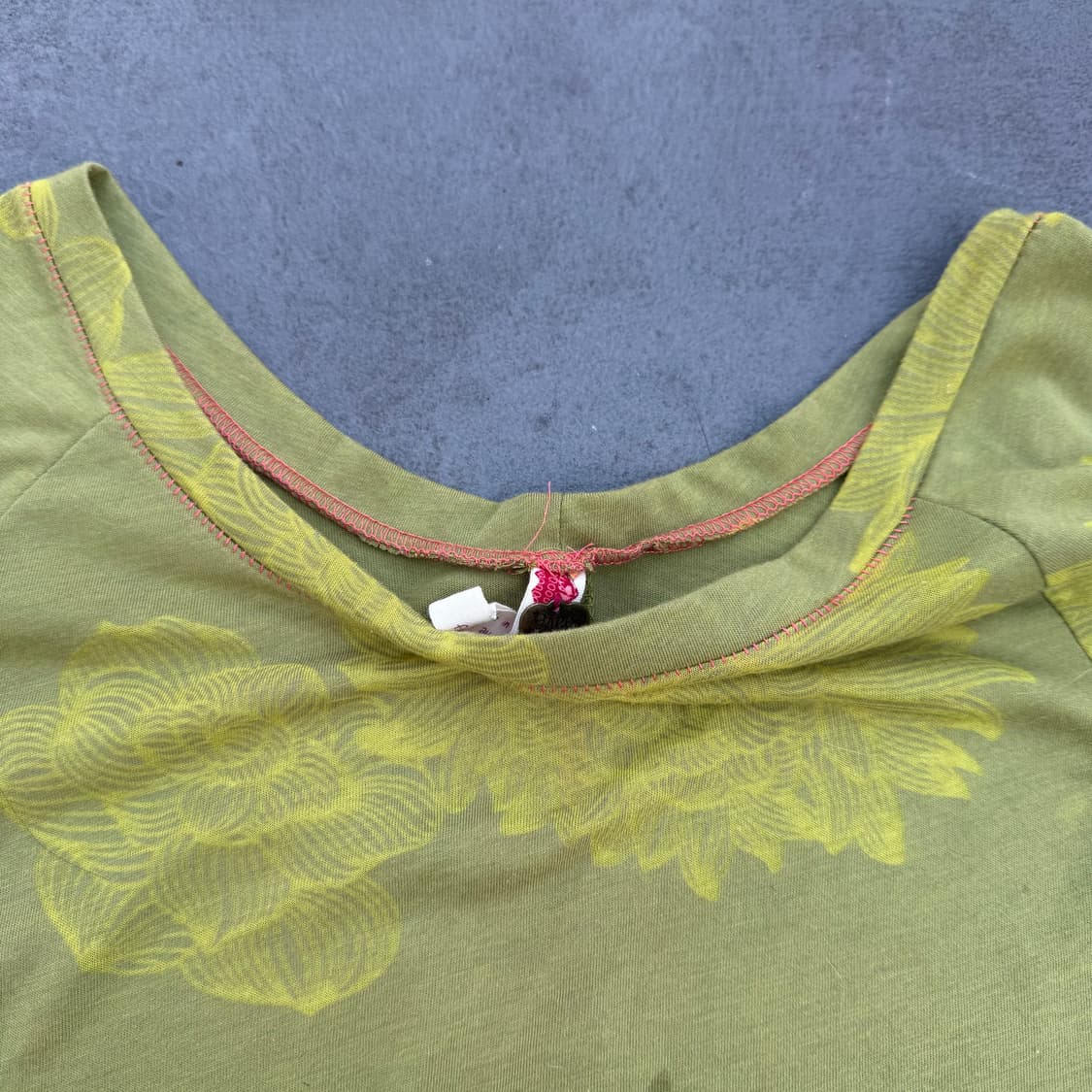 JPN vintage 플라워 슬리브 상품이미지3