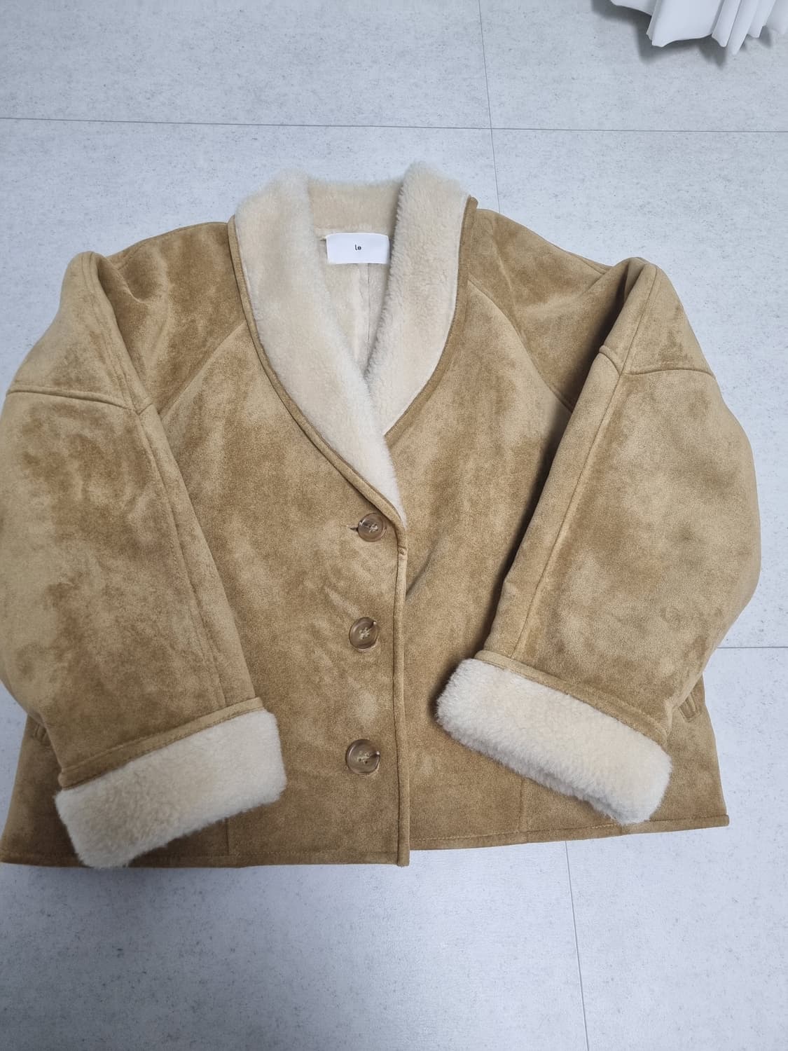 Le 르 시어링 자켓 무스탕 상품이미지6