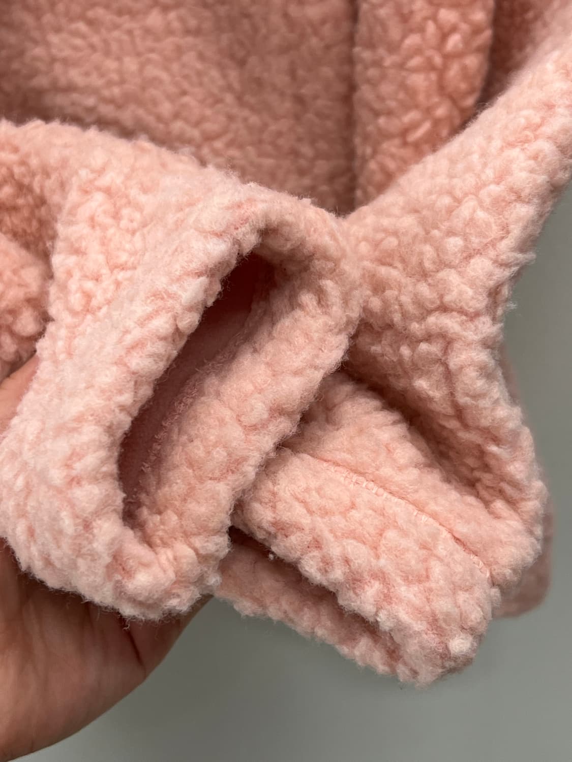 내셔널지오그래픽 셰르파 플리스 뽀글이 자켓 베이비핑크 상품이미지5