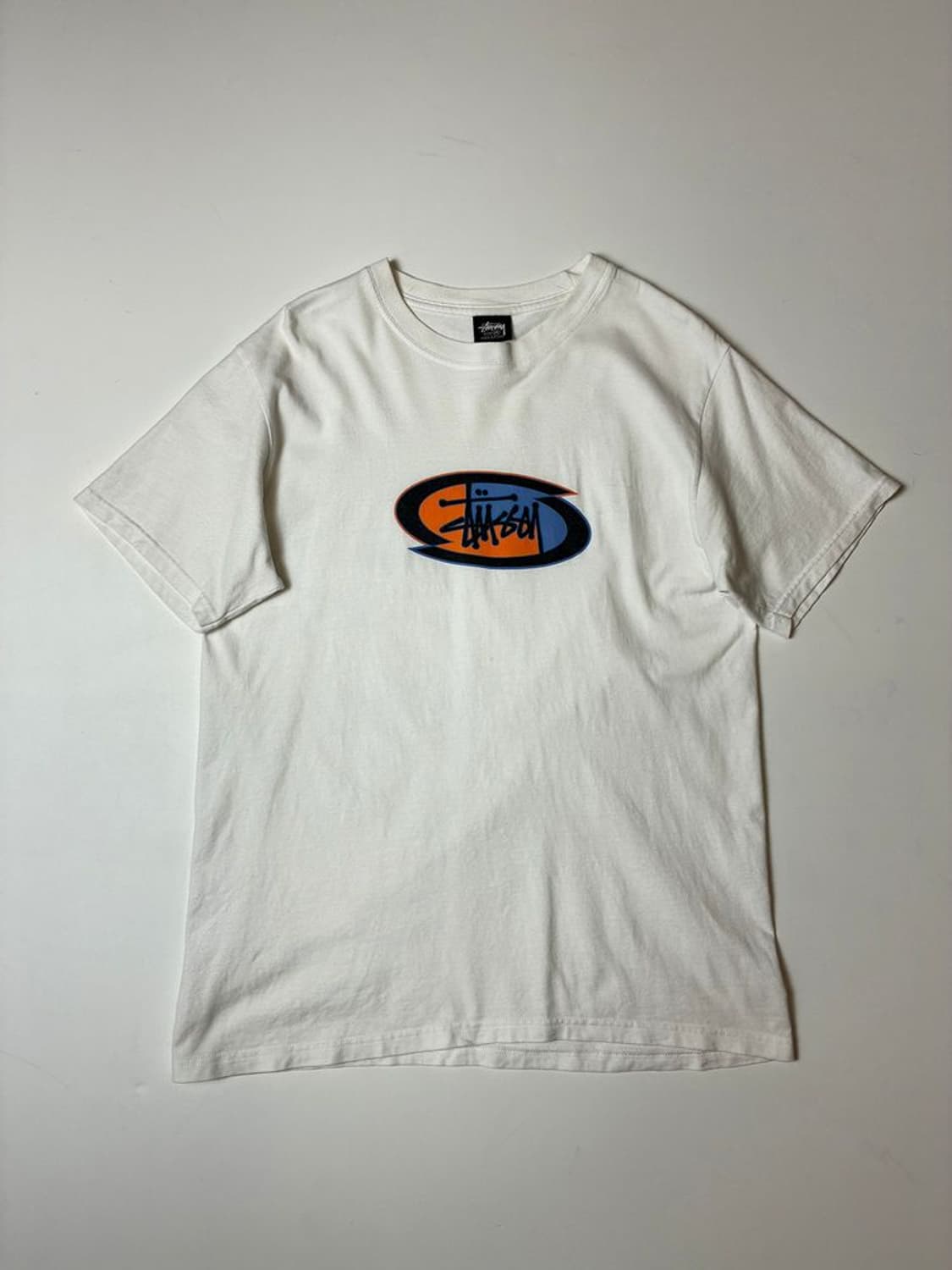 스투시 스플릿 로고 프린팅 반팔 티셔츠 PN8641 상품이미지1