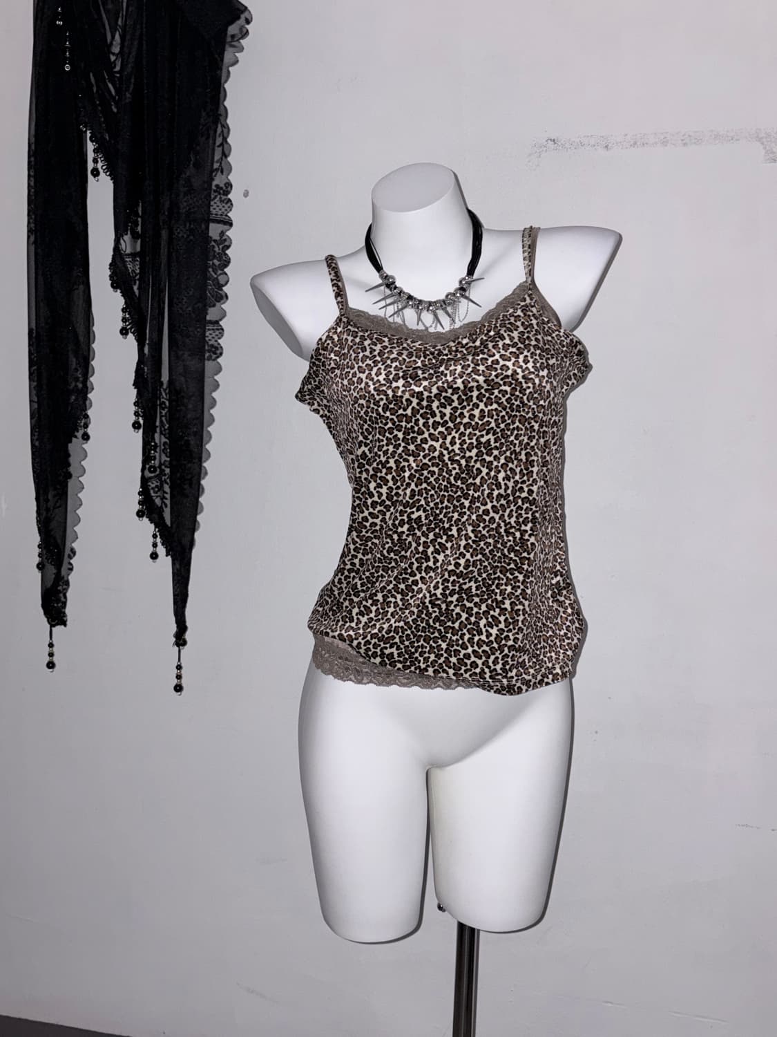 밀리터리 오네갸루 호피 카고바지 00s 코디세트 상품이미지3