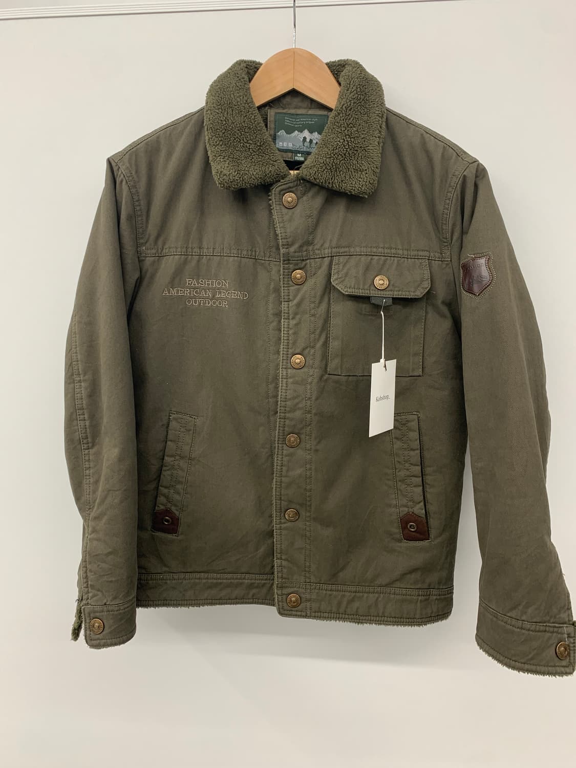 재패니즈 카키 셰르파 자켓 상품이미지3