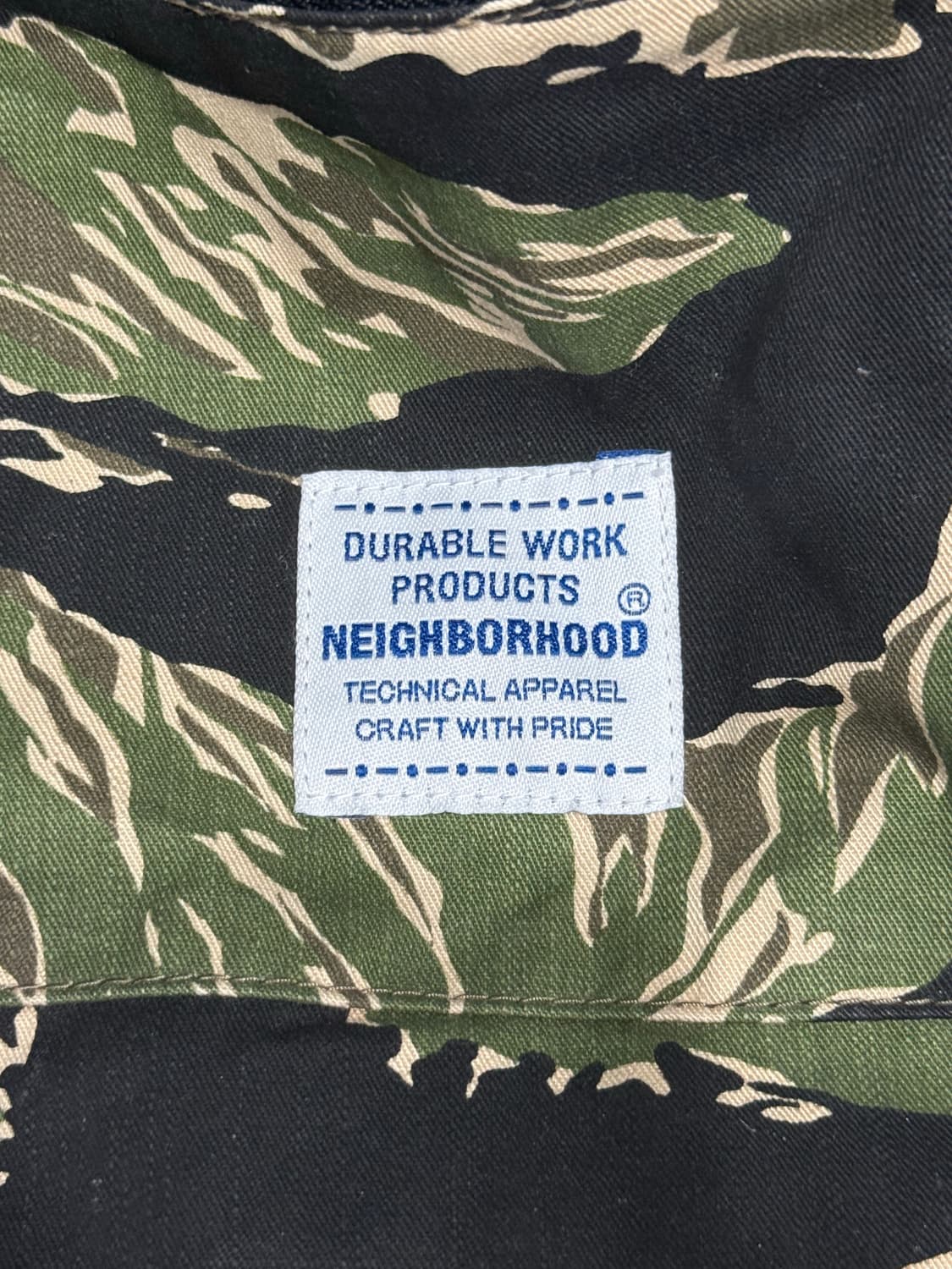 네이버후드 이중 수납 타이거 카모 백팩 가방 상품이미지5