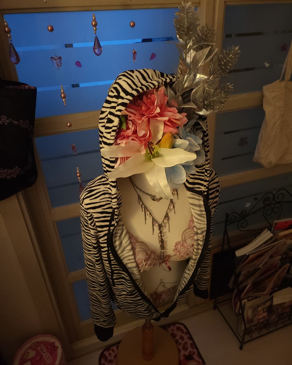 지브라 후드 집업 상품이미지4